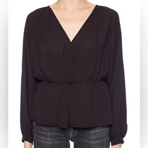 AllSaints x-small Lasia Top Black.